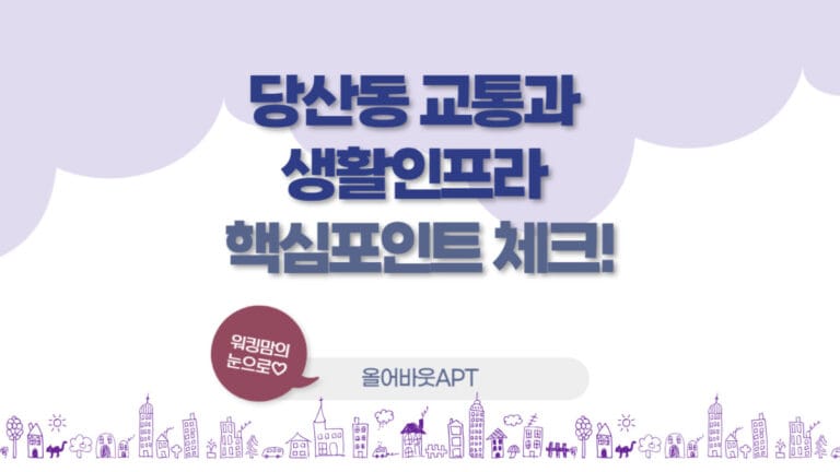 당산동 생활권 분석 포스팅 대문 이미지